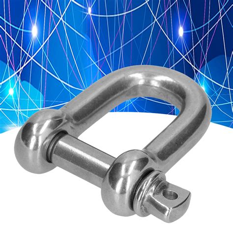 D Ring Anchor Shackle 304 Stainless Steel Screw Pin Chain Connector