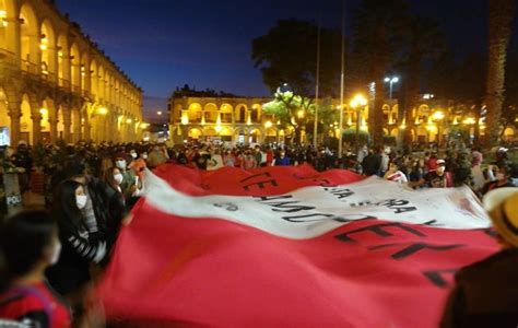 Arequipa Así Se Vivió La Marcha Nacional Contra Gobierno De Merino