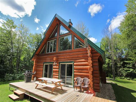 Les Perce Neiges Au Chalet En Bois Rond Cottage Apartment