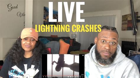 HALF AND JAI REACTS TO LIVE- LIGHTNING CRASHES - YouTube