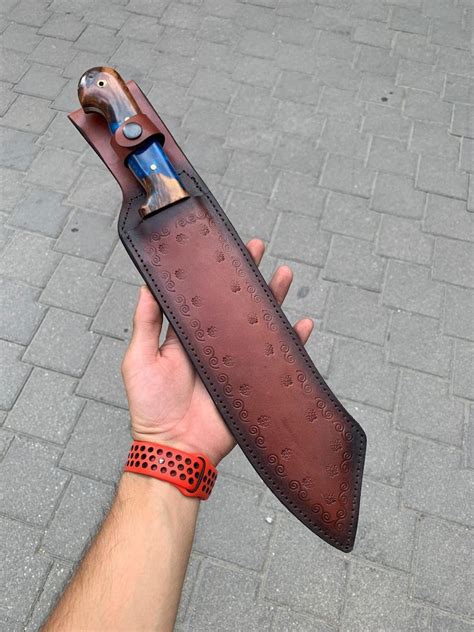 Custom Handcrafted Machete Hand Forged 5160 Spring Steel With Etsy