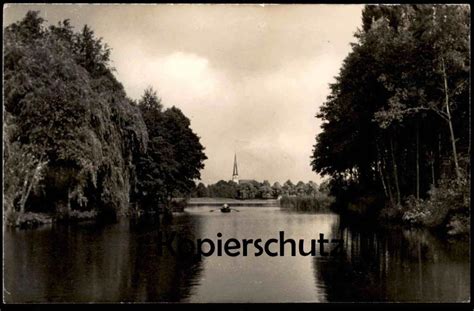 ALTE POSTKARTE GROSS KÖRIS AM SCHULZENSEE Kirche See bei Heidesee