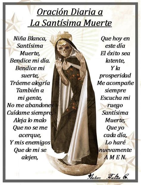 Oracion a La Niña Blanca r SantaMuerte