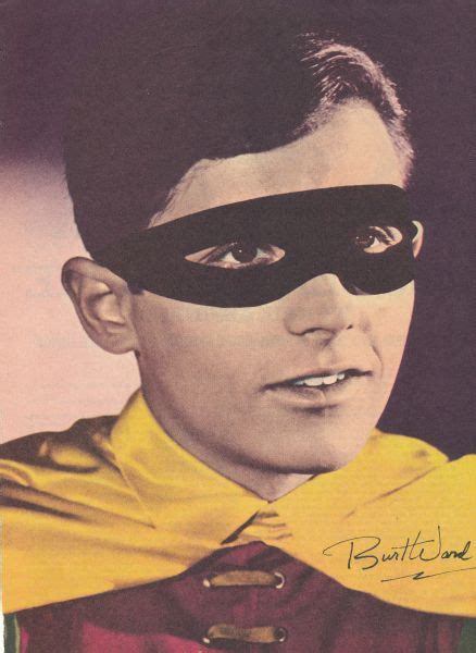 Burt Ward Pinup As Robin From Batman Fire In The Night Ztams Batman