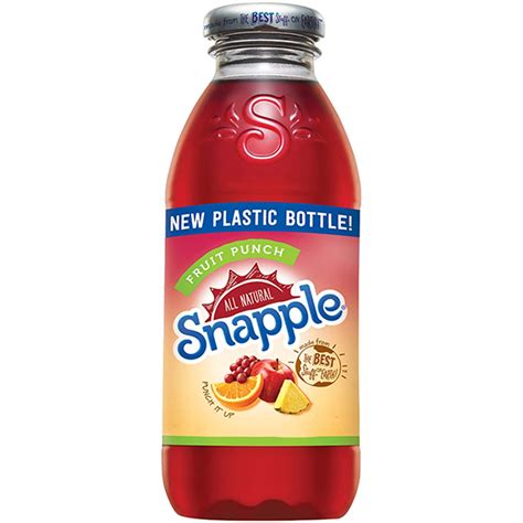 Snapple Fruit Punch 16oz 24 Pack Alex Beverages Nyc Llc