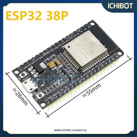 ESP32 Development Board 38 Pin DOIT 38P Wifi Bluetooth Dual Core ...