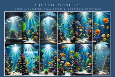 Aquatic Wonders Wallpapers And Posters Graphic By Graphicquest