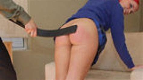 Panties Off For 20 Tough Strokes With A Prison Punishment Strap For