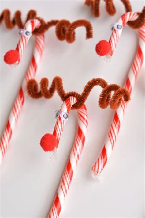 How To Make Candy Cane Reindeer Artofit