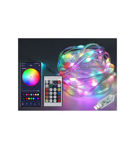 10 MT RGB LED UZAKTAN KUMANDALI SESE DUYARLI BLUETOOH İLE TELEFONA