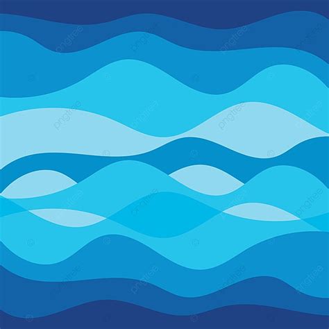 Abstract Water Wave Vector Illustration Design Background Backdrop