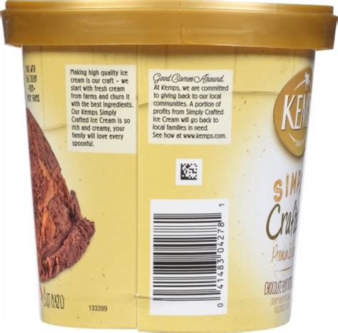 Kemps Simply Crafted Chocolate Peanut Butter Bliss Ice Cream Tub