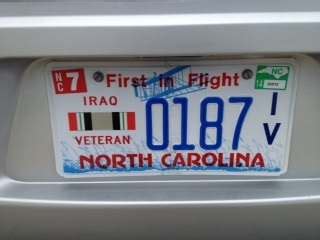 My Recent Experience With The NC DMV Veteran Plates MISC MILITARIA