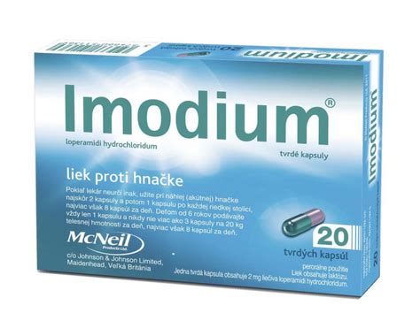 IMODIUM liek proti hnačke 20 kapsúl DrMax NaseZdravie sk