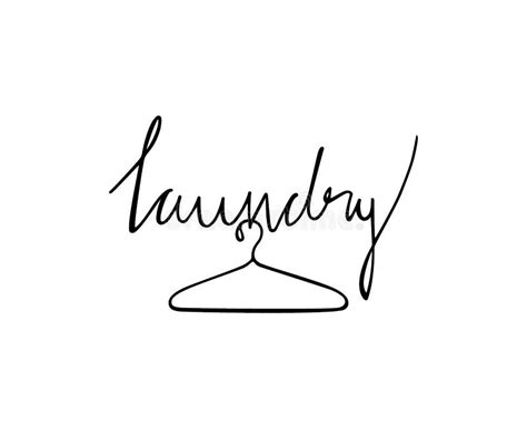 Laundry Word Clip Art