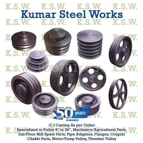 Ksw Cast Iron V Belt Pulley For Multiple Capacity Ton At Rs