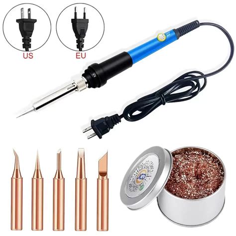 Electric Soldering Iron V V W Adjustable Temperature Welding