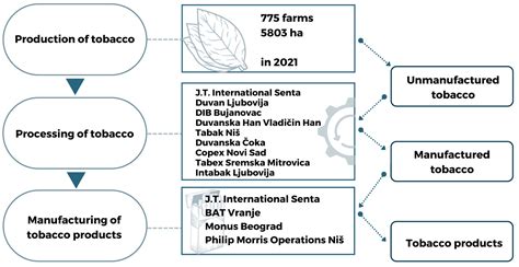 Agriculture Free Full Text Characteristics Of The Supply Chain Of Tobacco And Tobacco