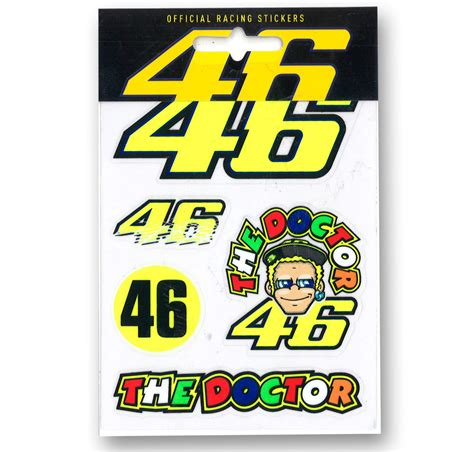 Vr Stickers Set Vrust In Valentino Rossi Vr