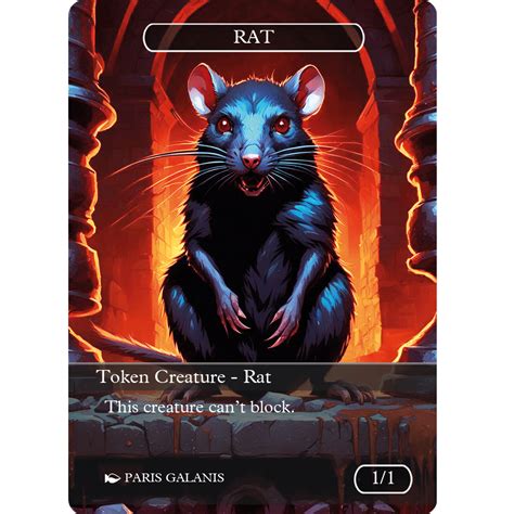 Rat Token Black Can T Block Roll N Trade