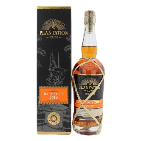 Plantation Single Cask Barbados 2014 Yo Double Aged Rum 07l Dėž