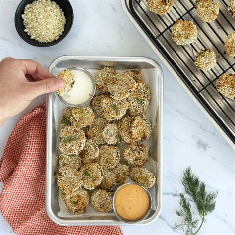 Oven Fried Pickle Chips Nordic Ware