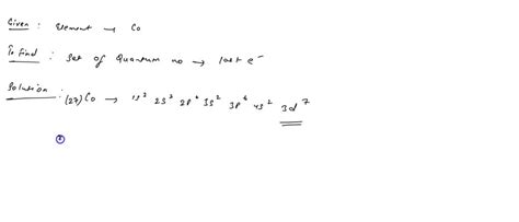 Solved Give A Possible Set Of Four Quantum Numbers That Could