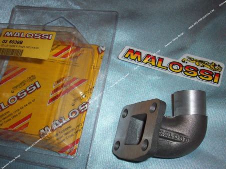 Pipe coudée MALOSSI Ø19 par 24mm PHBG pour MBK 51 motobecane av10