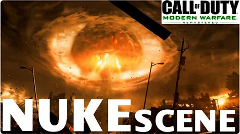 Call Of Duty Modern Warfare Remastered Nuke Scene Youtube