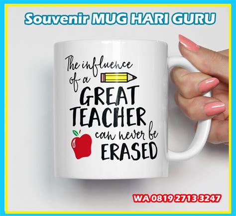 Mug Hari Guru Desain Mug Hari Guru Mug Selamat Hari Guru