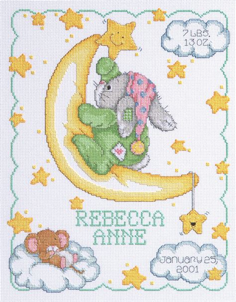 Cross Stitch Patterns Birth Sampler
