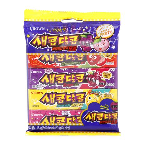 Korean Sweet And Sour Assorted Flavored Chewy Candy 116g