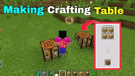 Minecraft में Crafting Table कैसे बनाएं How To Make Crafting Table In Minecraft Minecraft Me Cra