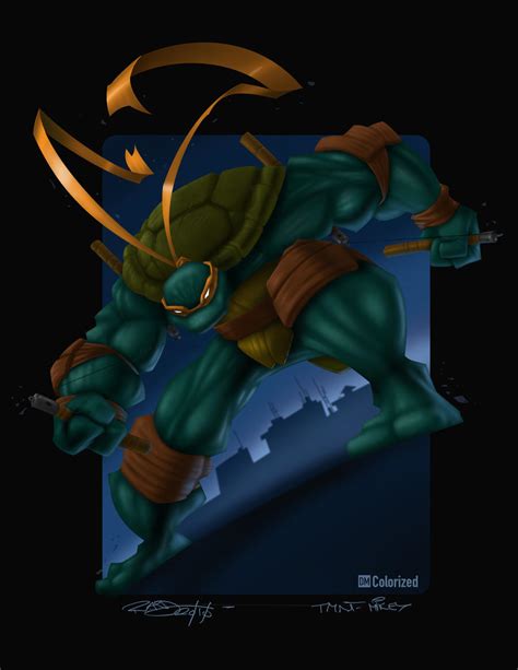 TMNT Mikey - Colorized by DanielMead on DeviantArt