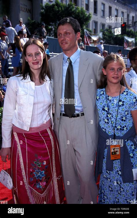 Jun 12, 1999; Los Angeles, CA, USA; Actor TONY GOLDWYN & his daughters ...