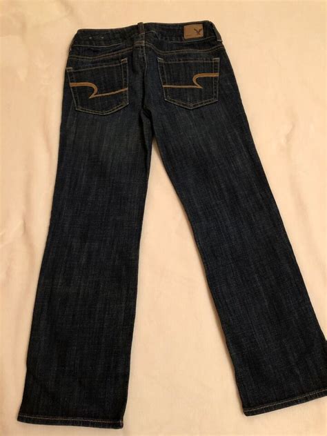 Womens American Eagle Artist Crop Stretch Jeans Size 00 Regular EBay