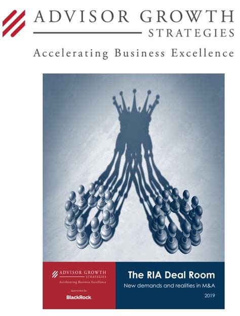 Inside The Ria Deal Room Advisor Growth Strategies With Support From