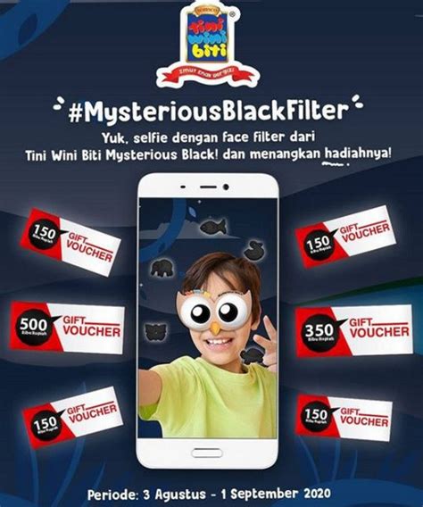 Mysterious Black Filter Berhadiah Voucher Belanja Juta Produk