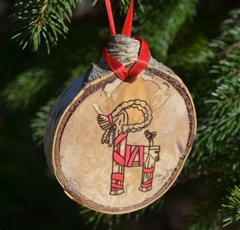 Yule Ornaments Yule Goat Happy Yule Tomte Ornament Pagan Etsy