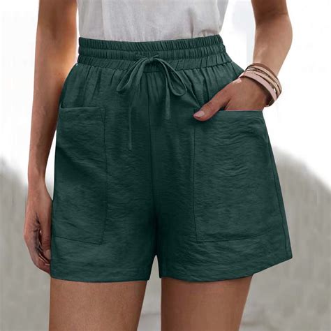 Nechology Womens Shorts Lavento Biker Shorts Womens Casual Fitted