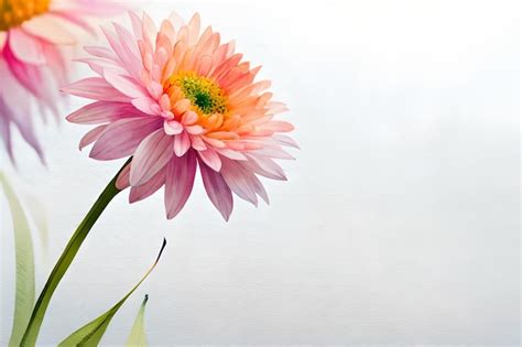 Premium Photo | Watercolor painting Flowers on canvas