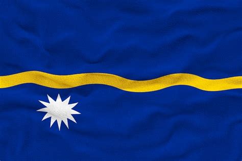 Premium Photo National Flag Of Nauru Background With Flag Of Nauru