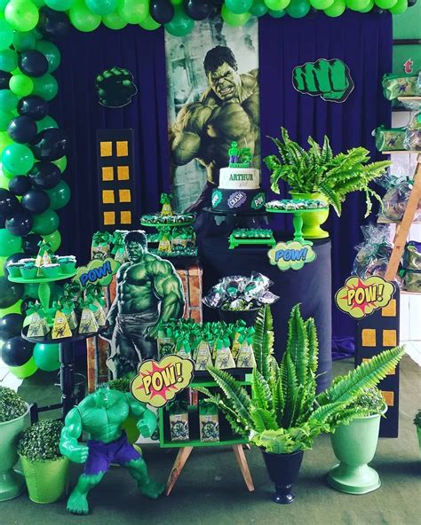 Festa do Hulk 60 ideias e vídeos para um evento esmagador