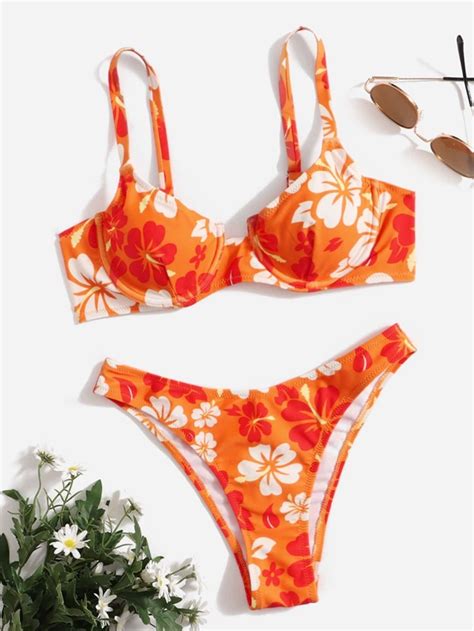 Is That The New Romwe X Gabiciamp Floral Print Push Up Bra Top High