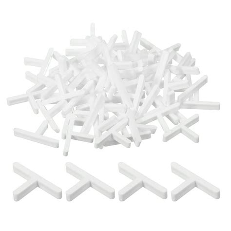 Uxcell 500pack Wall Floor Tile Plastic T Shape Spacers Tiling Tools 2mm