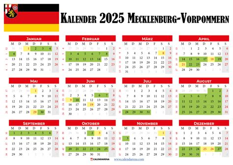 Kalender 2025 Ferien Mecklenburg Vorpommern Ein Umfassender Leitfaden