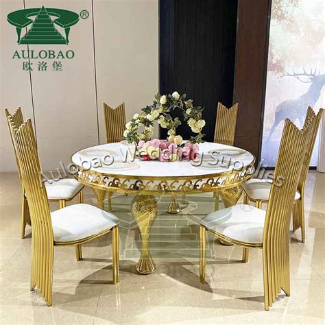 Led Dining Table Aulobao Wedding Furniture