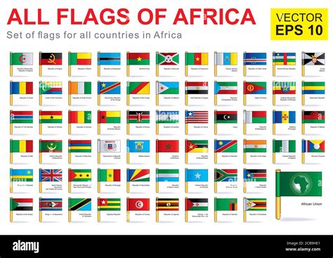 African Country Flags With Names