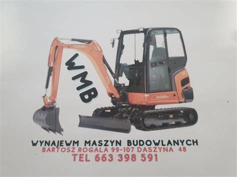 Wynajem Minikoparki Kubota Kx Daszyna Olx Pl