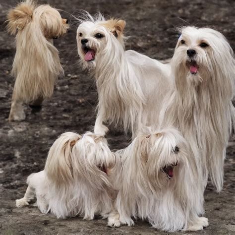 A Maltese Terrier Protects Princess From Lions Stable Diffusion